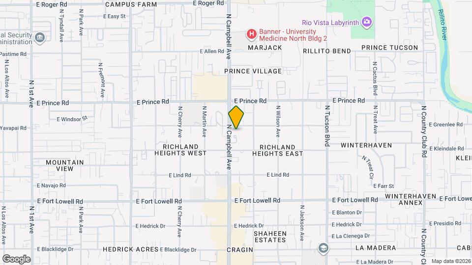 3478 N Richland Dr Map and Location Details
