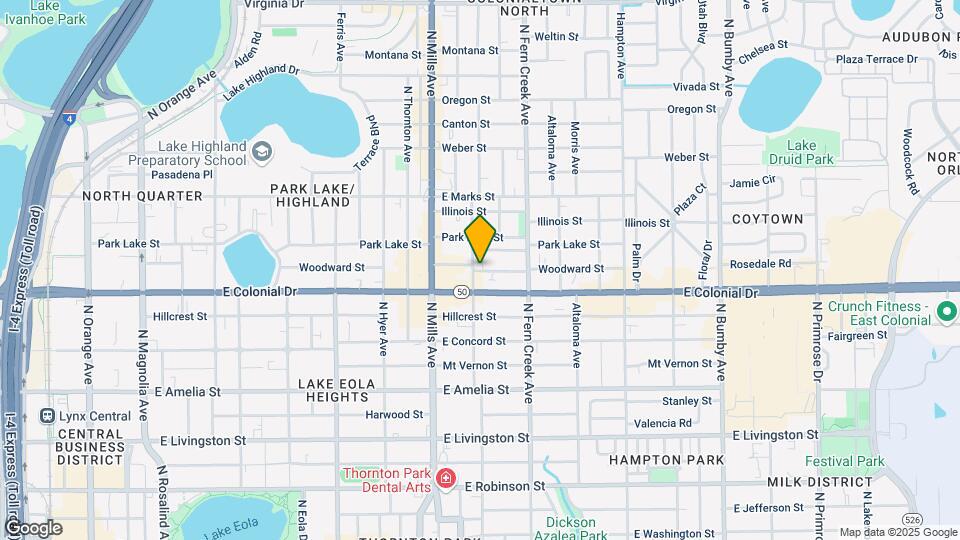 1407 Woodward St Map and Location Details