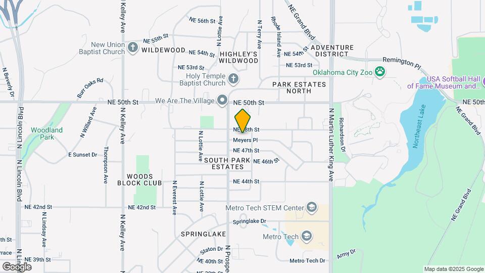 1521 Meyers Pl Map and Location Details