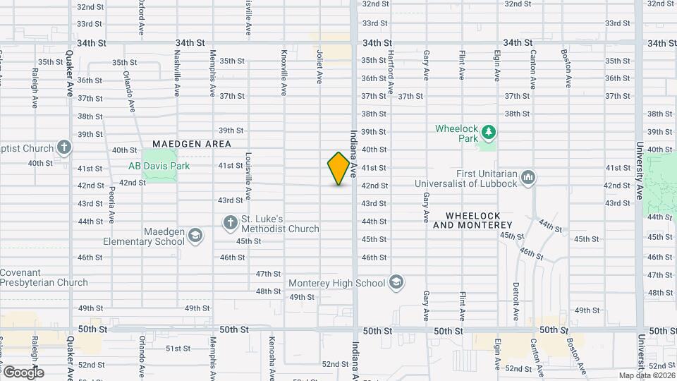 3407 42nd St Map and Location Details