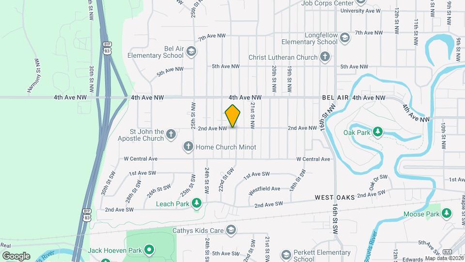 113 22nd St NW Map and Location Details