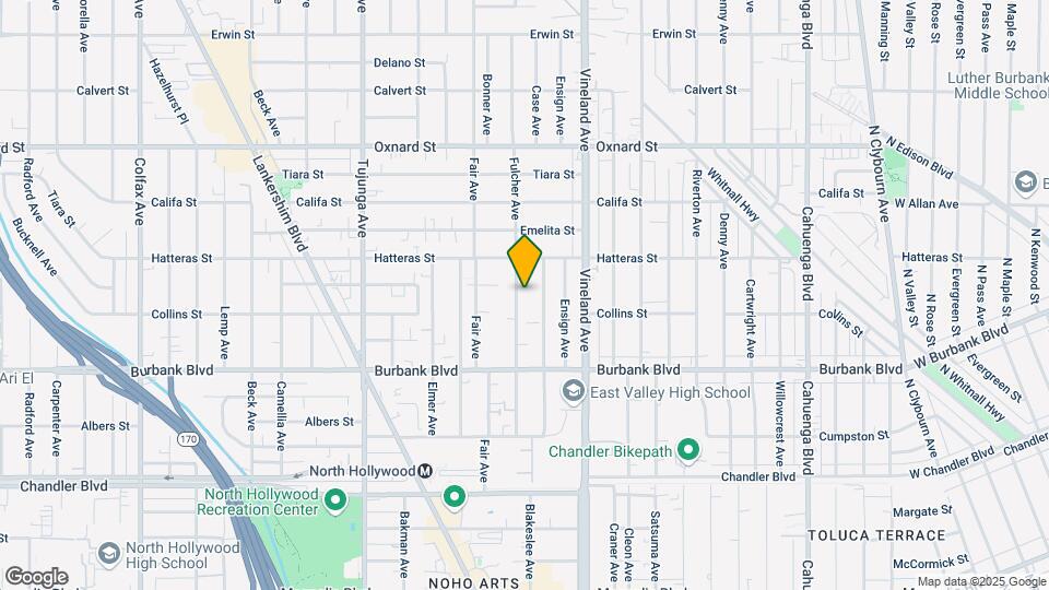5720 Fulcher Ave Map and Location Details