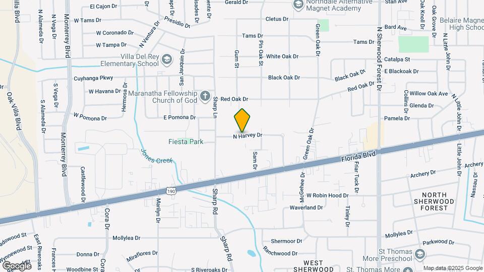 10333 N Harvey Dr Map and Location Details