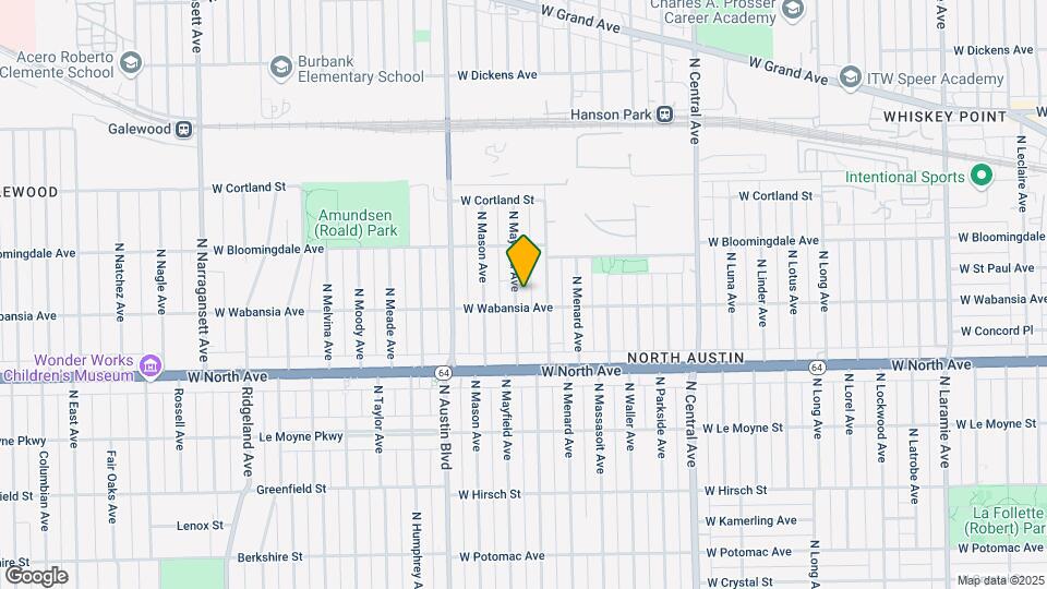 1711 N Mayfield Ave Map and Location Details