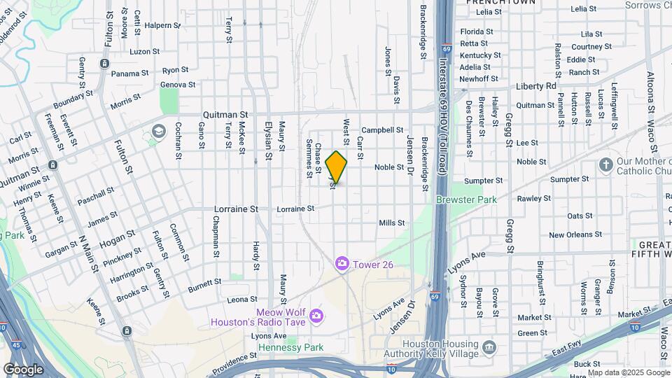 2302 Sumpter St Map and Location Details