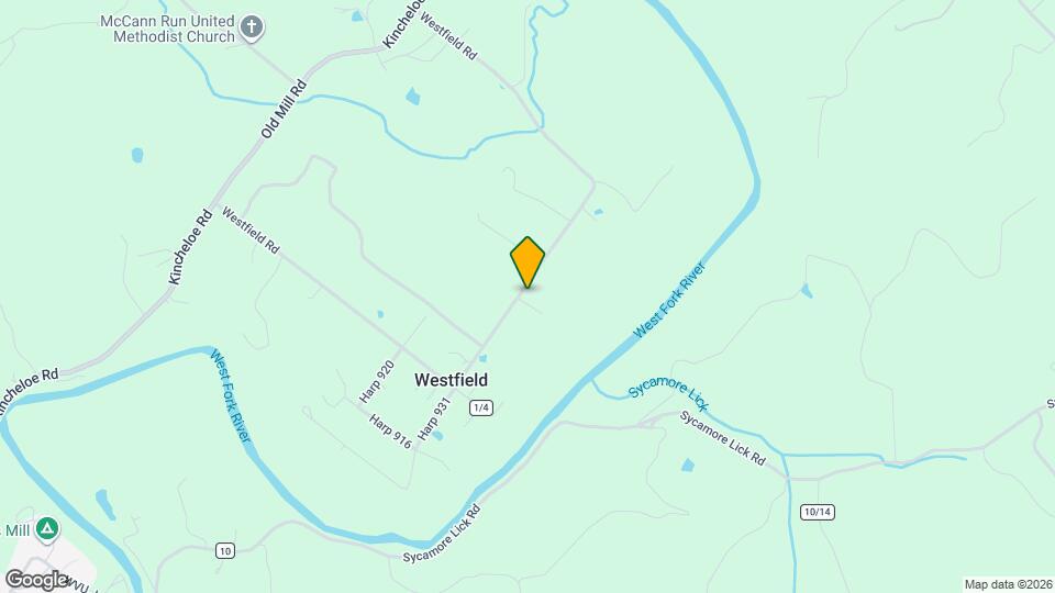 874 Westfield Rd Map and Location Details