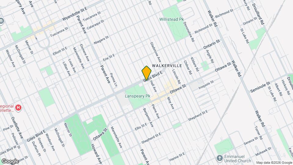 1245 Giles Blvd E Mapa y Detalles de la Ubicación