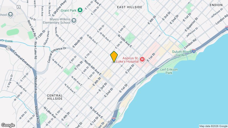 722 E 4th St, Unit 2 Mapa y Detalles de la Ubicación