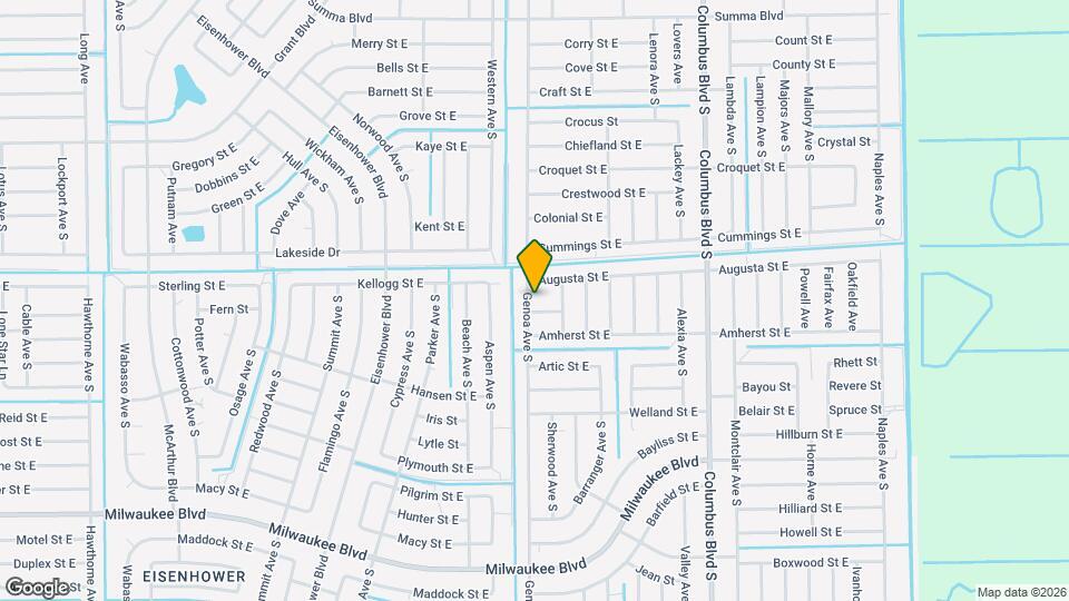 1105 Dean St E Map and Location Details