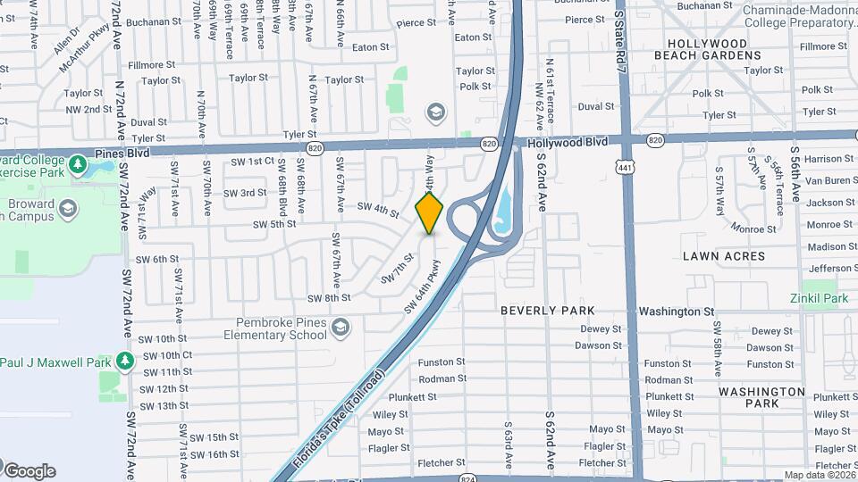 500 SW 64th Pkwy Map and Location Details