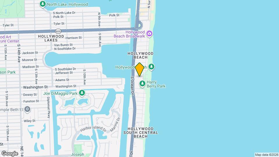 1201 S Ocean Dr Mapa y Detalles de la Ubicación
