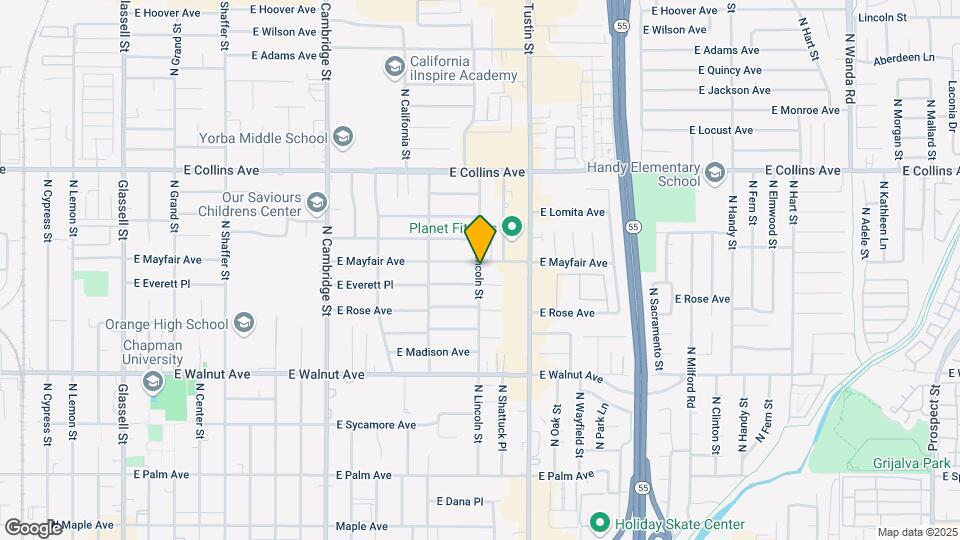 703 N Lincoln St Map and Location Details