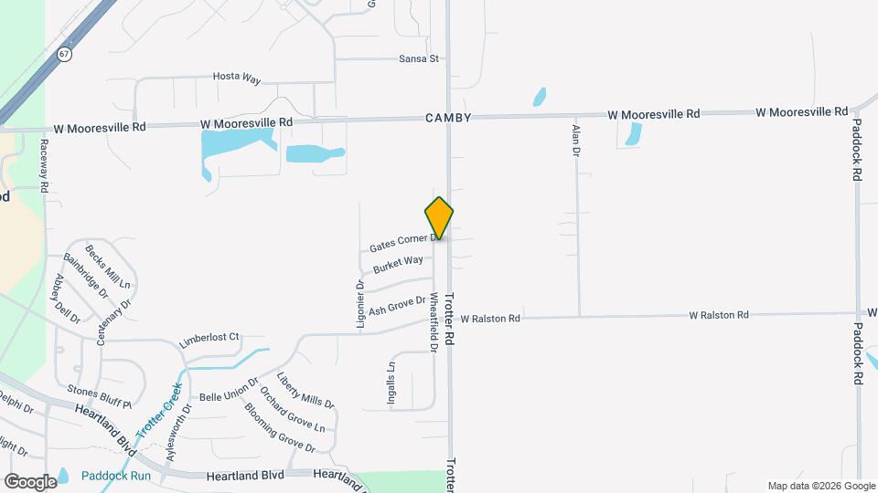 8305 Wheatfield Dr Mapa y Detalles de la Ubicación