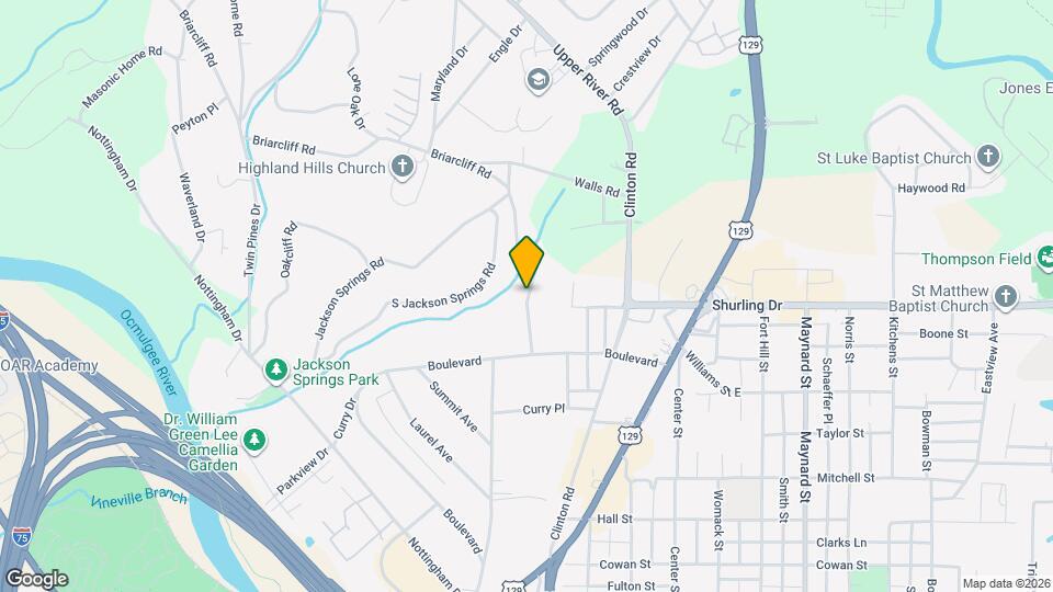 1170 Briarcliff Rd Map and Location Details