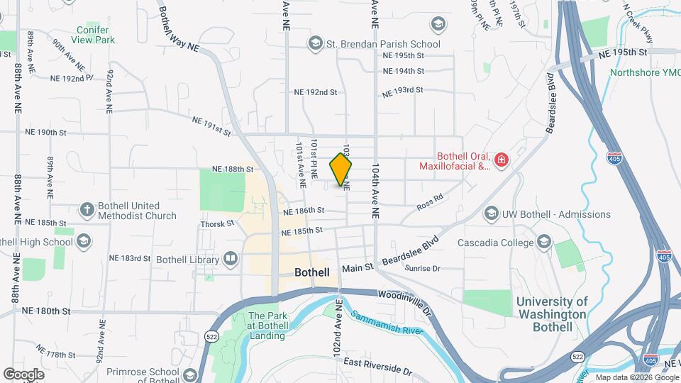 18625 103rd Ave NE Map and Location Details