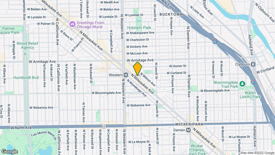 1877 N Milwaukee Ave, Unit 605 Mapa y Detalles de la Ubicación
