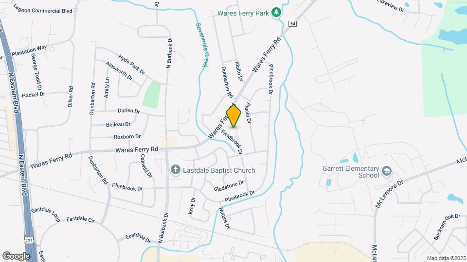 615 Fieldbrook Ct Map and Location Details