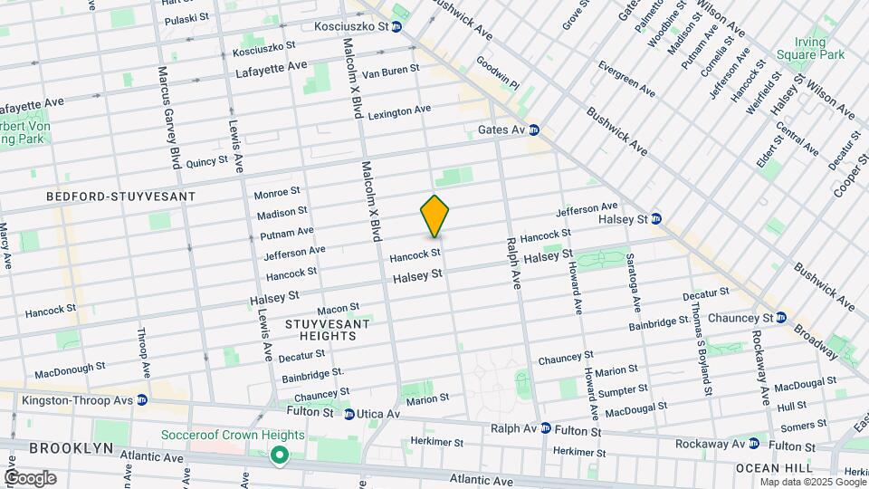 168 Patchen Ave Mapa y Detalles de la Ubicación