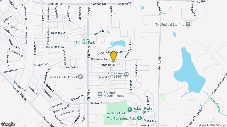 4611 Harvest Ln Map and Location Details