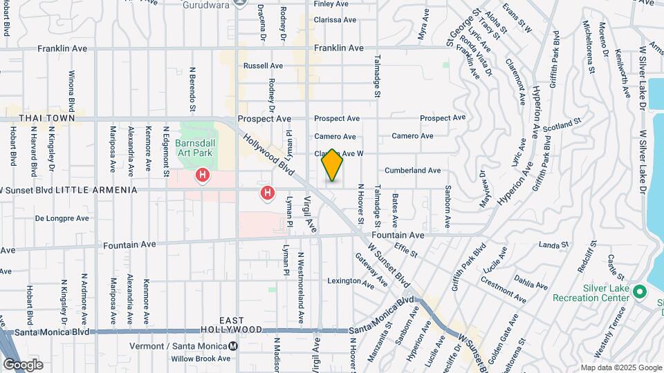 4419 Sunset Pl Map and Location Details