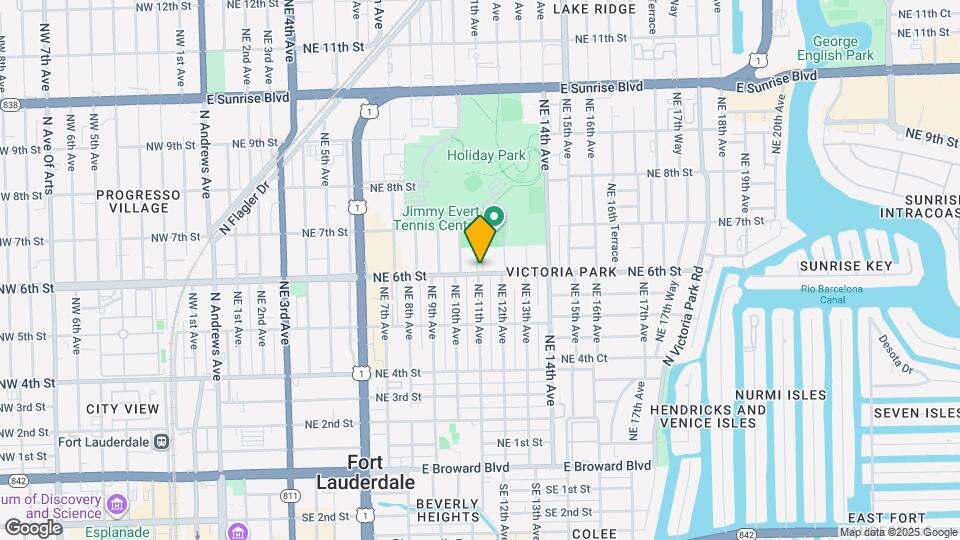 601 NE 11th Ave Map and Location Details