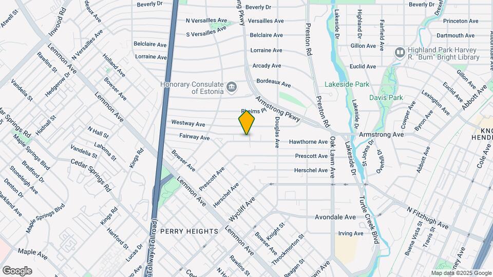 3939 Hawthorne Ave Map and Location Details