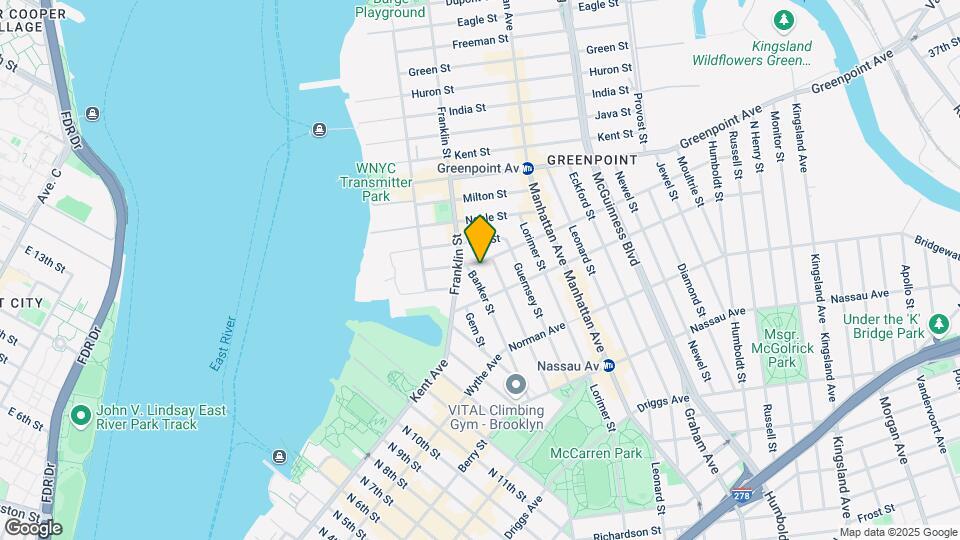 110 Calyer St Mapa y Detalles de la Ubicación