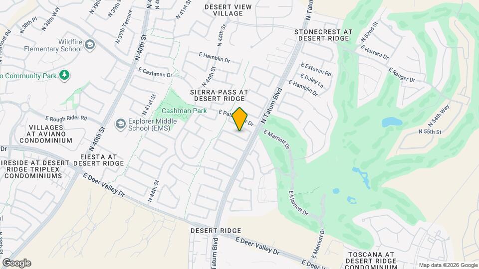 4710 E Jaeger Rd Map and Location Details