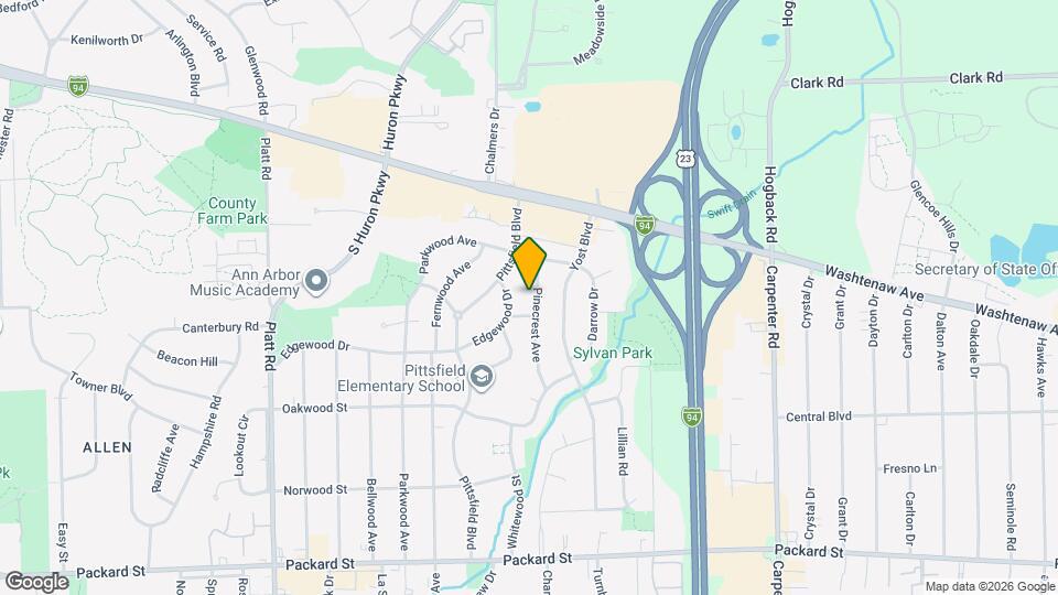 2364 Pinecrest Ave Map and Location Details