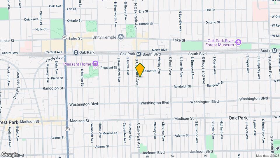 216 S Oak Park Ave-Unit -6 Map and Location Details