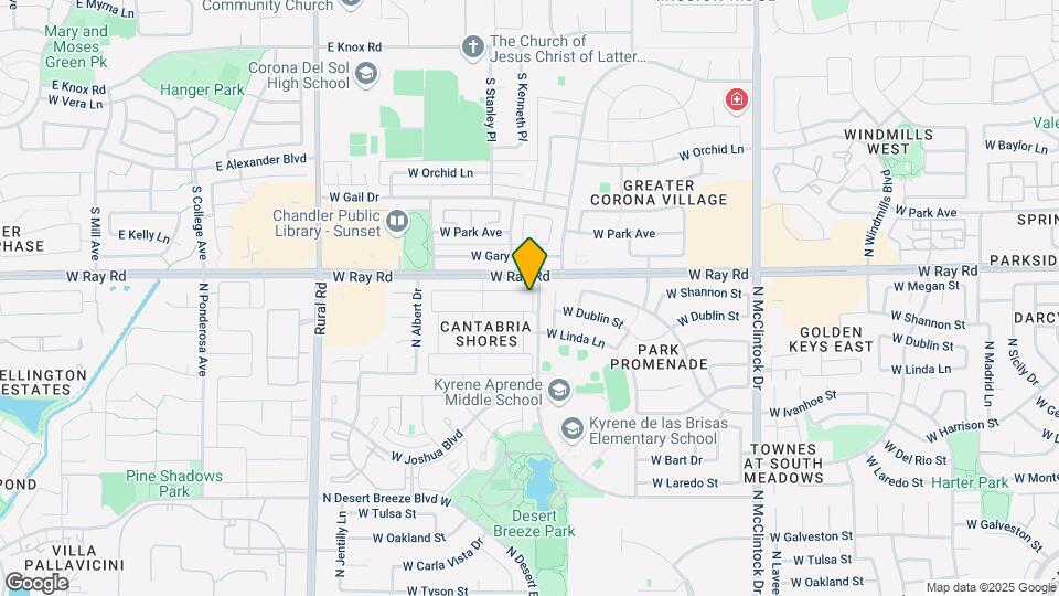 4543 W Shannon St Map and Location Details