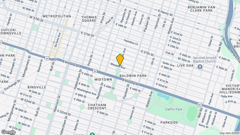 701 Maupas Ave Map and Location Details