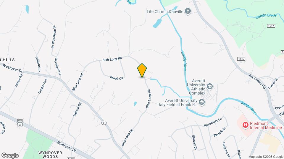 1705 Blair Loop Rd Map and Location Details