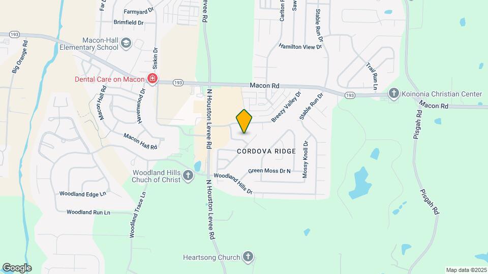 10148 Cross Valley Dr Map and Location Details