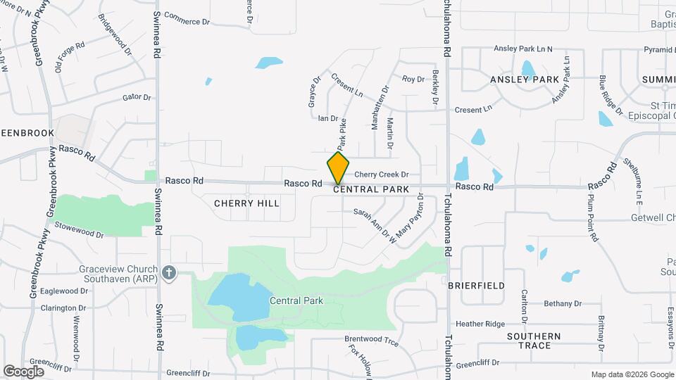 1624 Central Trails Dr Map and Location Details