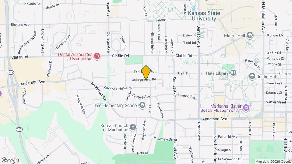 2039 College View Rd Map and Location Details