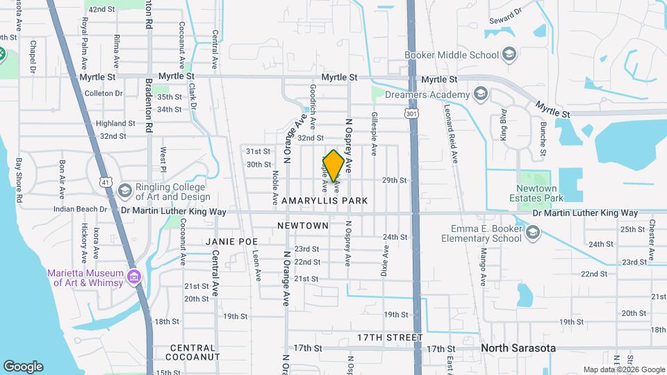 2825 Church Ave Map and Location Details