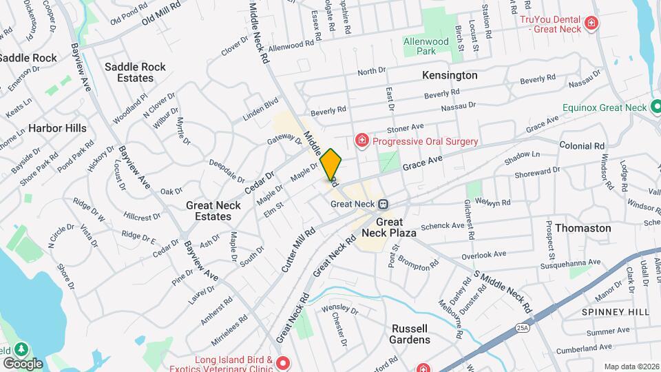 62 Middle Neck Rd Map and Location Details