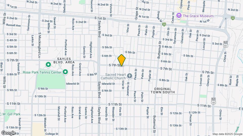 718 Vine St Map and Location Details