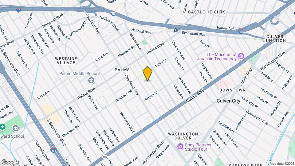 3637 Mentone Ave Mapa y Detalles de la Ubicación