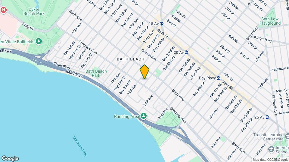 208 Bay 22nd St Map and Location Details