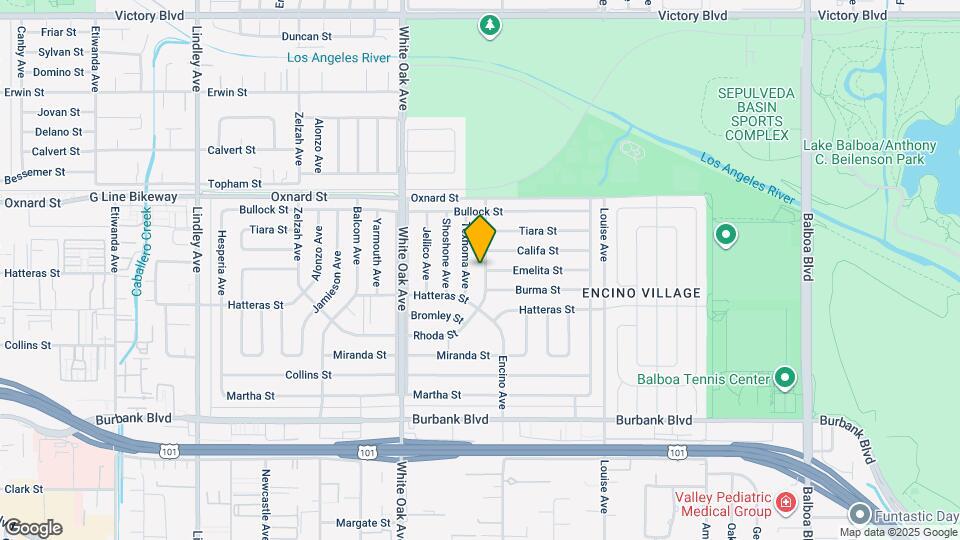 5901 1/2 Encino Ave Mapa y Detalles de la Ubicación