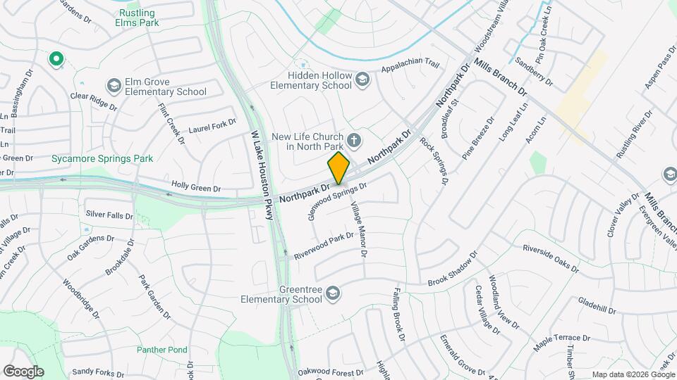 3627 Glenwood Springs Dr Map and Location Details