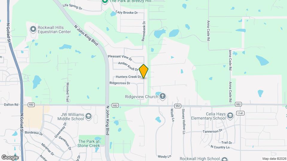 3537 Ridgecross Dr Map and Location Details