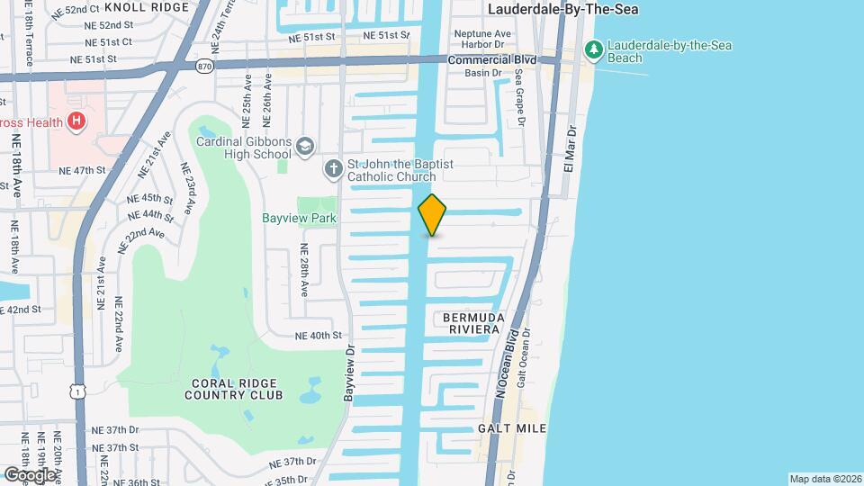 3109 NE 42nd Ct Map and Location Details