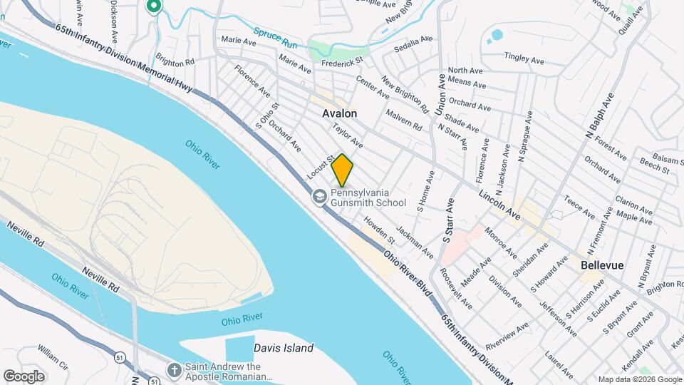 819 Orchard Ave Map and Location Details