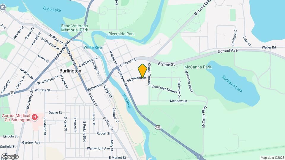 583 Edgewood Dr Map and Location Details