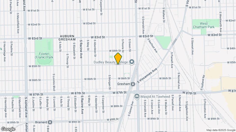 923 W 85th St Map and Location Details