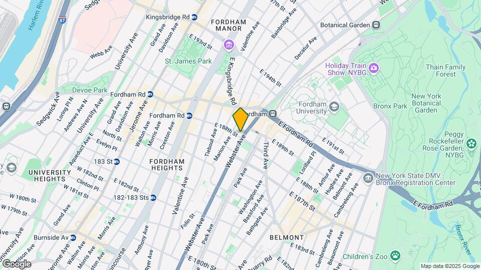 373 E 188th St Mapa y Detalles de la Ubicación