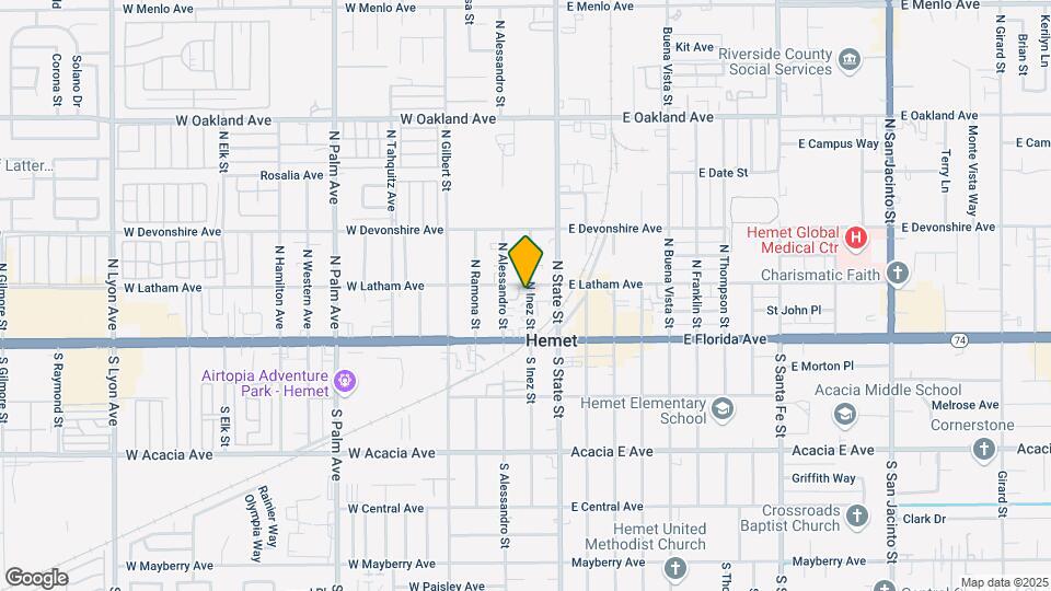 191 N Inez St Map and Location Details